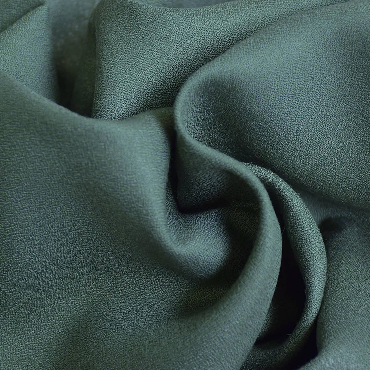 Smoke green Crepe