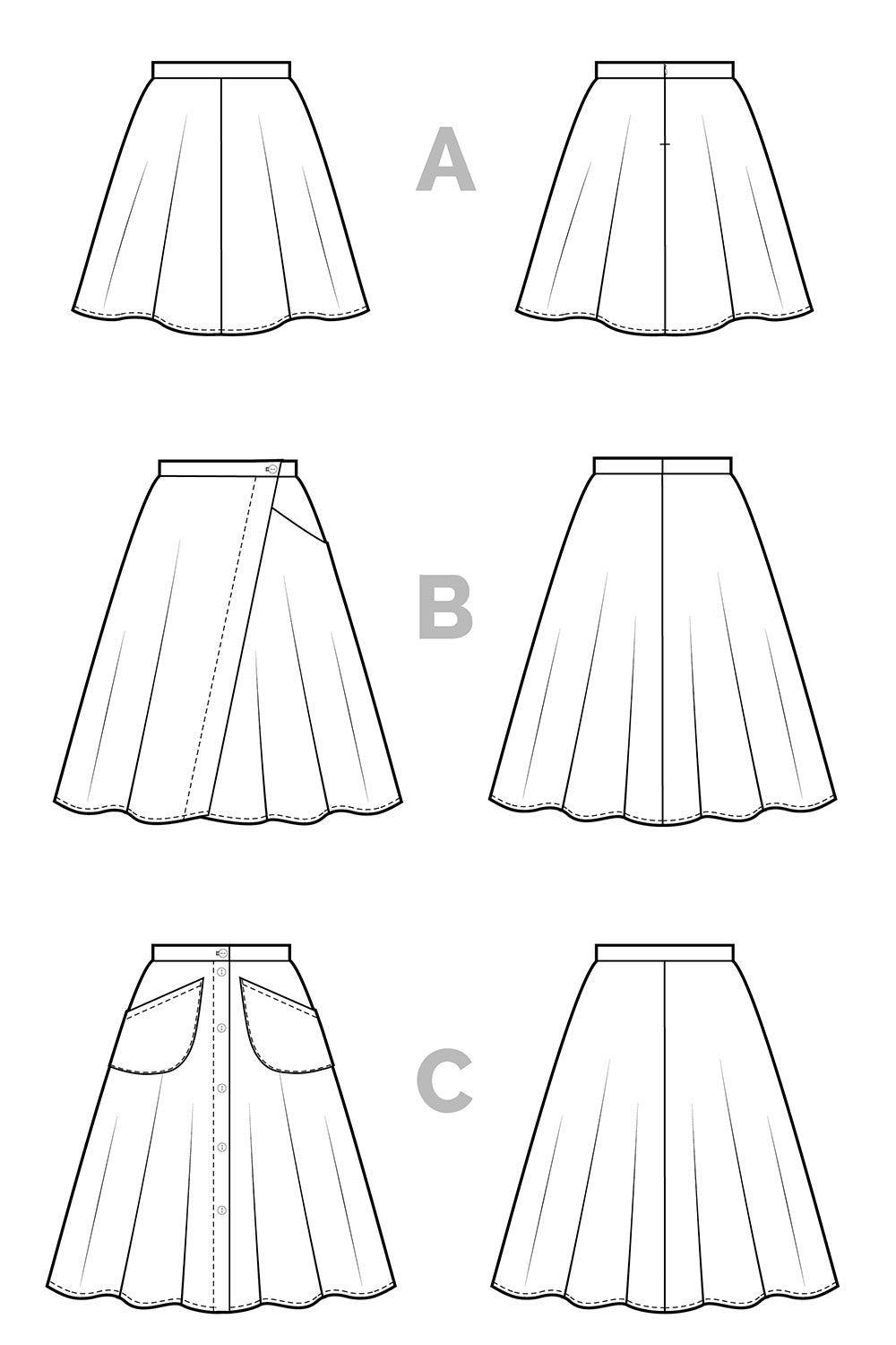 Closet Core Fiore Skirt Pattern