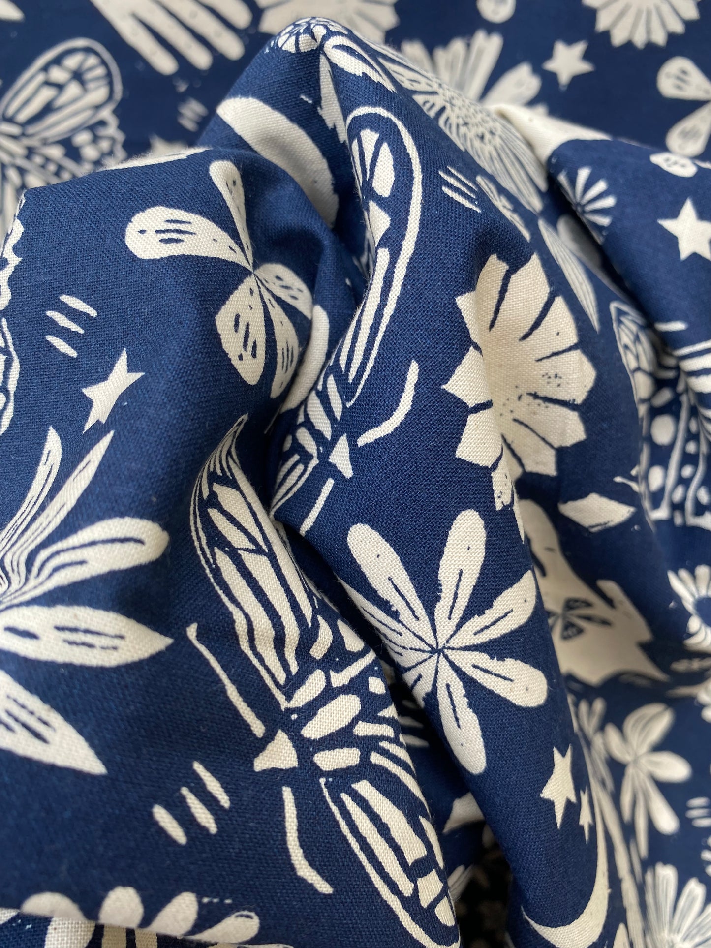Ruby Star Society Blue Cotton