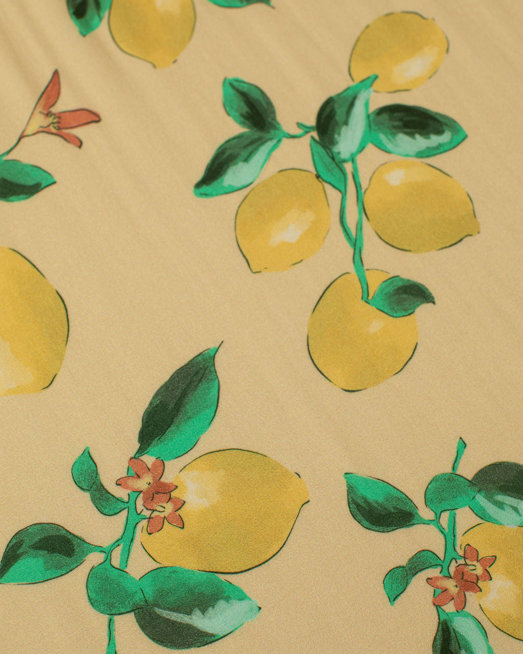 Lemon Rayon Challis