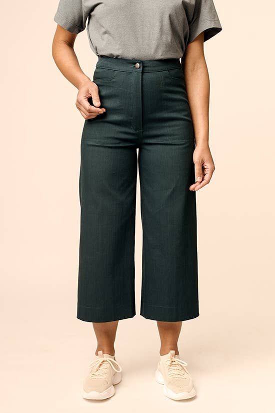 Aina Trousers & Culottes sewing pattern: Printed