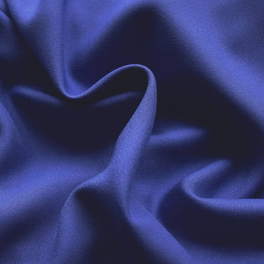 Royal Blue Crepe