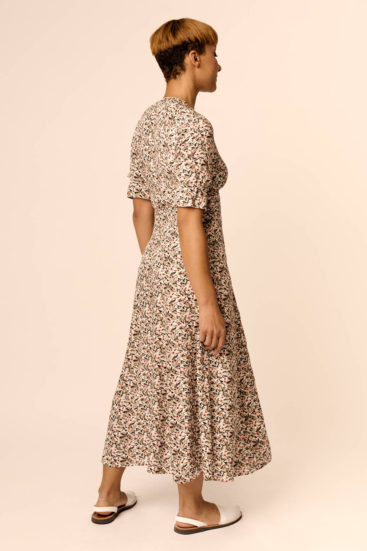 Taika Blouse Dress sewing pattern: Printed