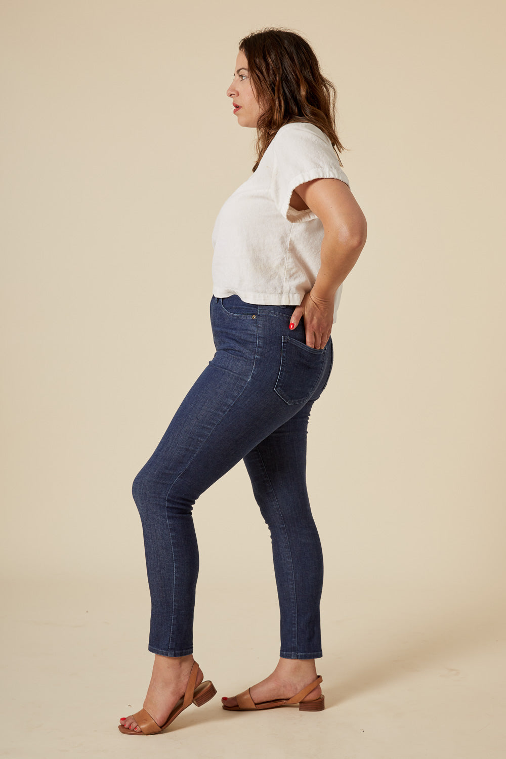 Closet Core Ginger Skinny Jeans Printed Pattern