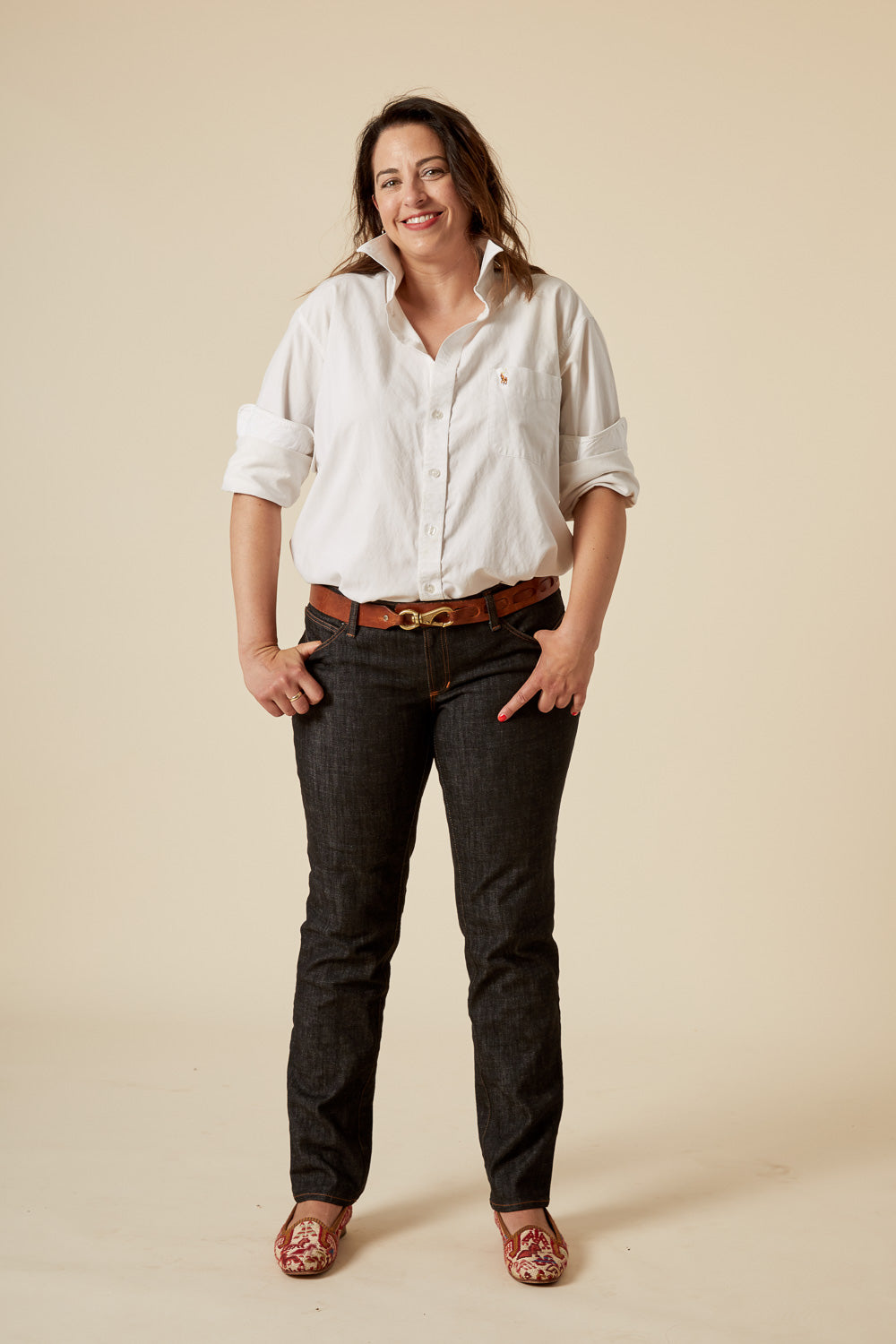 Closet Core Ginger Skinny Jeans Printed Pattern