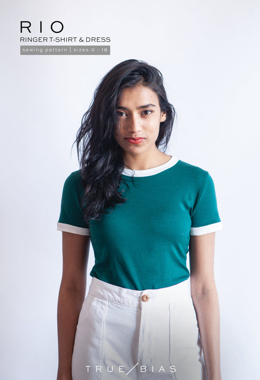 True Bias Rio T-shirt pattern