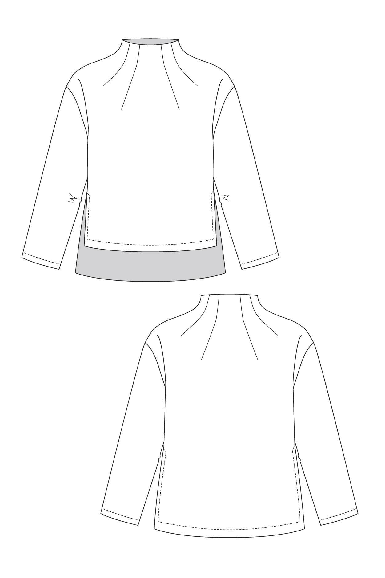 Talvikki Sweater sewing pattern: Printed