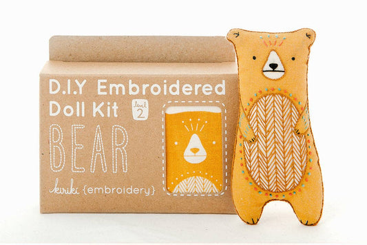 Bear - Embroidery Kit: Doll Kit