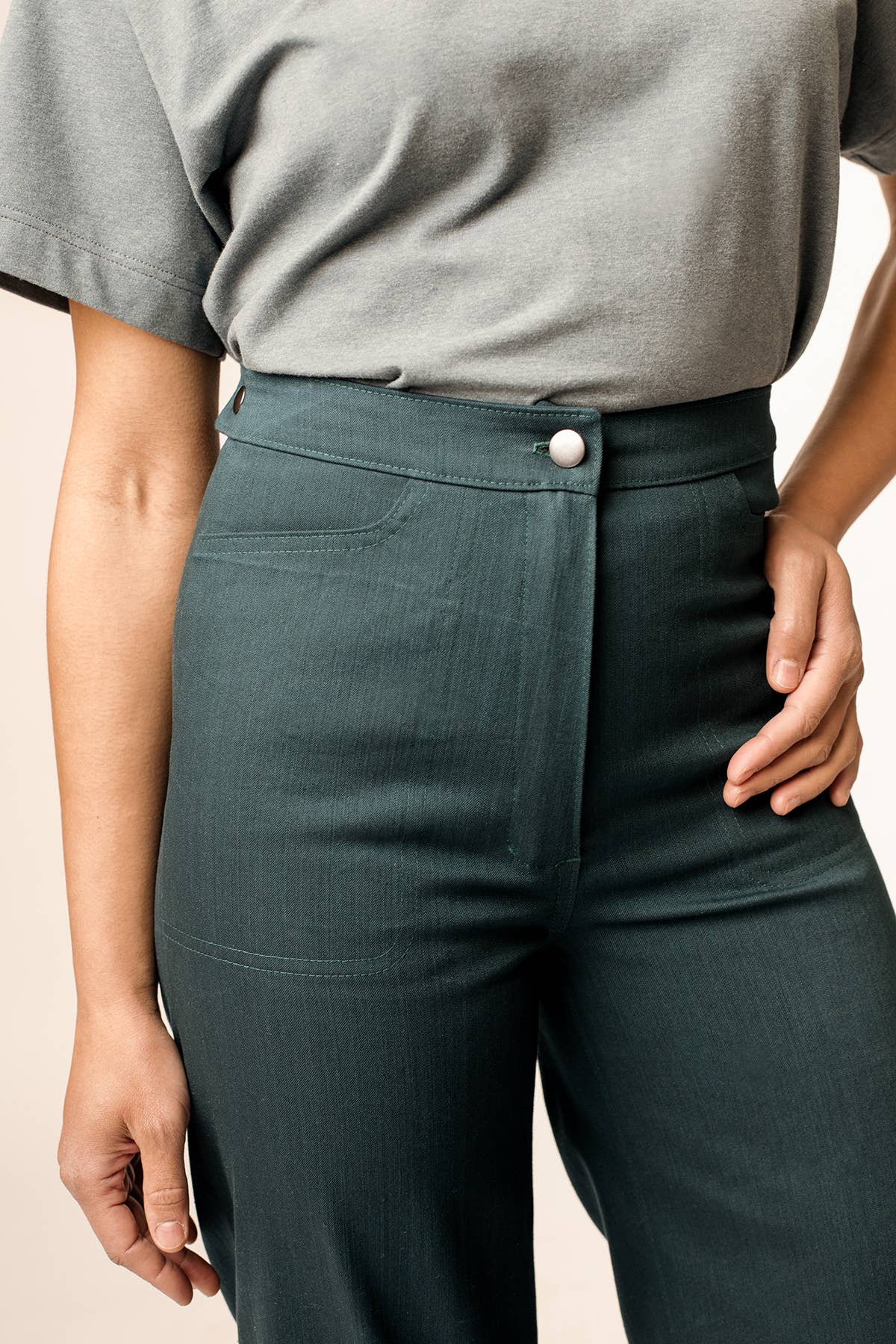 Aina Trousers & Culottes sewing pattern: Printed
