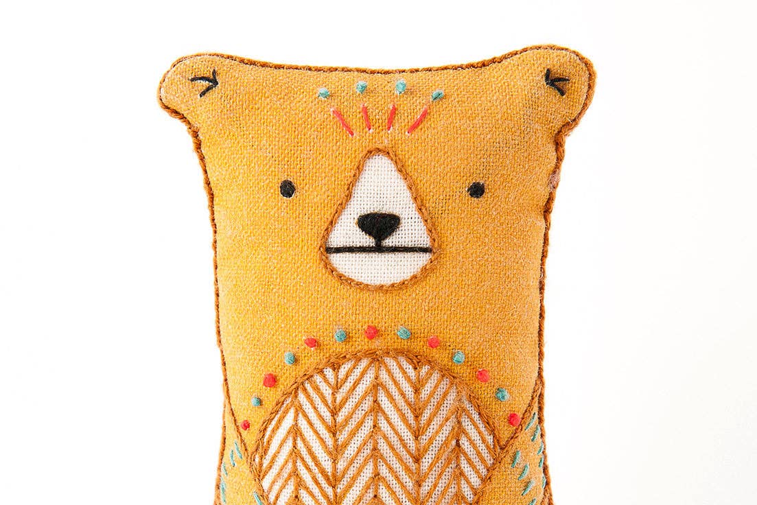 Bear - Embroidery Kit: Doll Kit