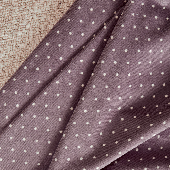 Polka dot Fine Wale Divine Parma Corduroy Fabric