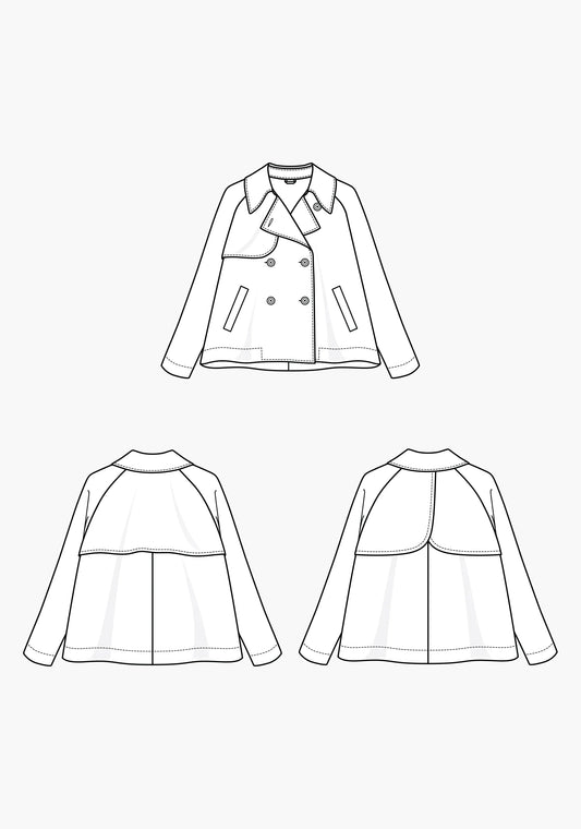Grainline Studio Cortland Trench Size 0-18
