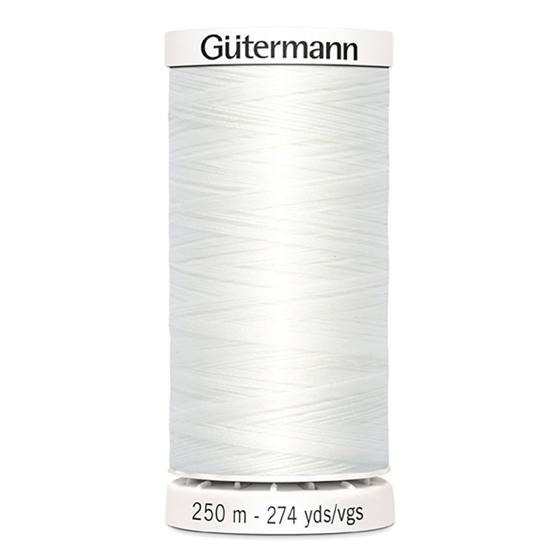 Gutermann Polyester Thread White