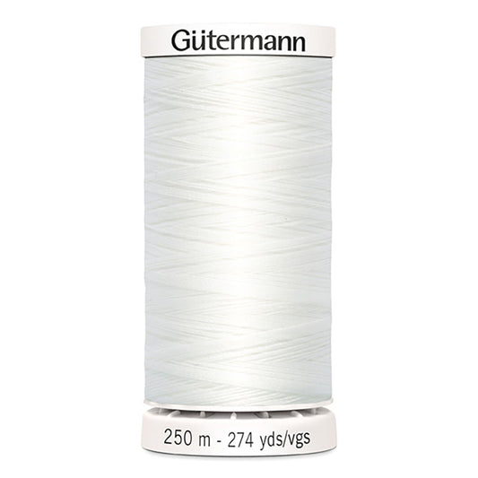 Gutermann Polyester Thread White