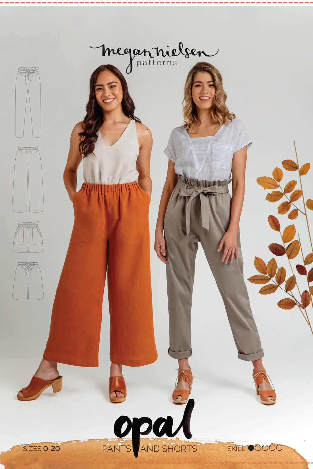 Megan Nielsen Opal Pants and Shorts Pattern