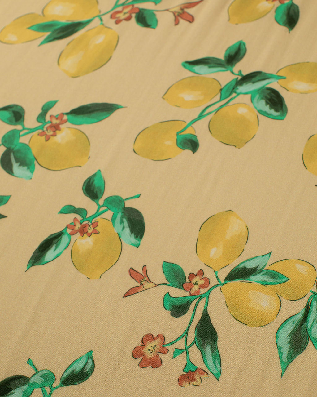Lemon Rayon Challis