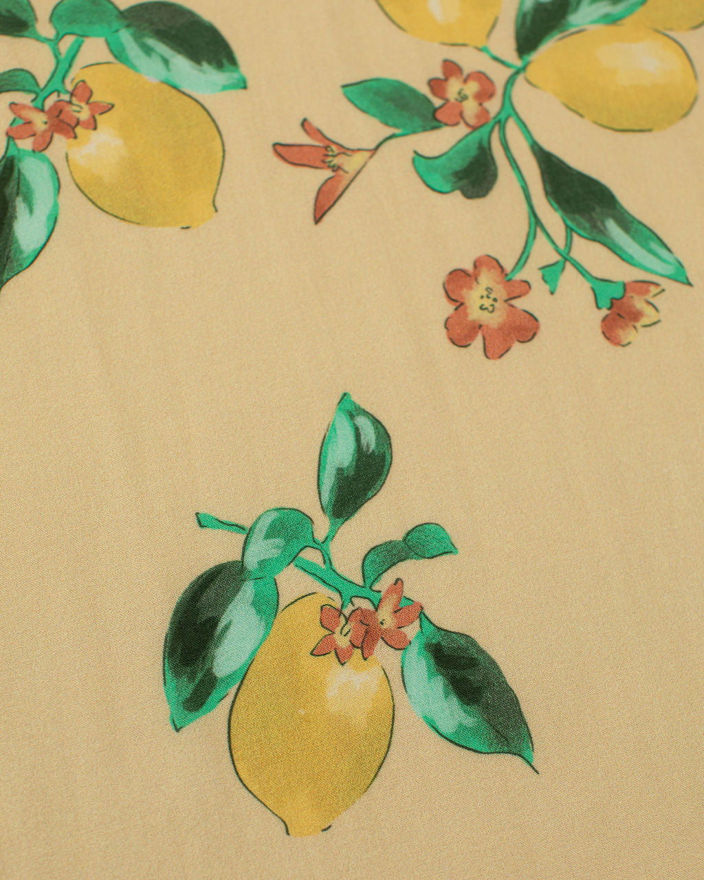 Lemon Rayon Challis