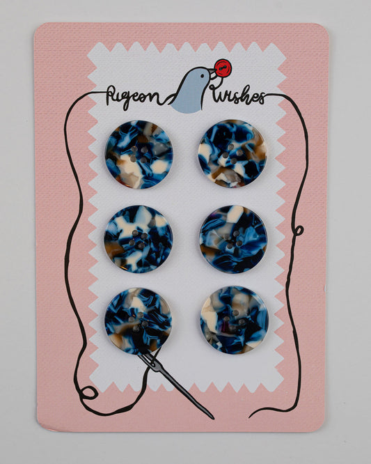 Pigeon Wishes Roswell Buttons
